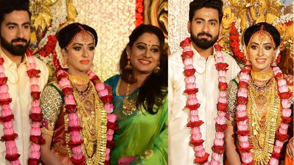serial actress mahalakshmi marriage photos